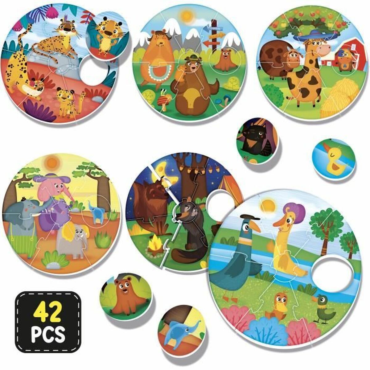 Joc Educativ Lisciani Giochi Montessori Baby Round Puppies (FR)