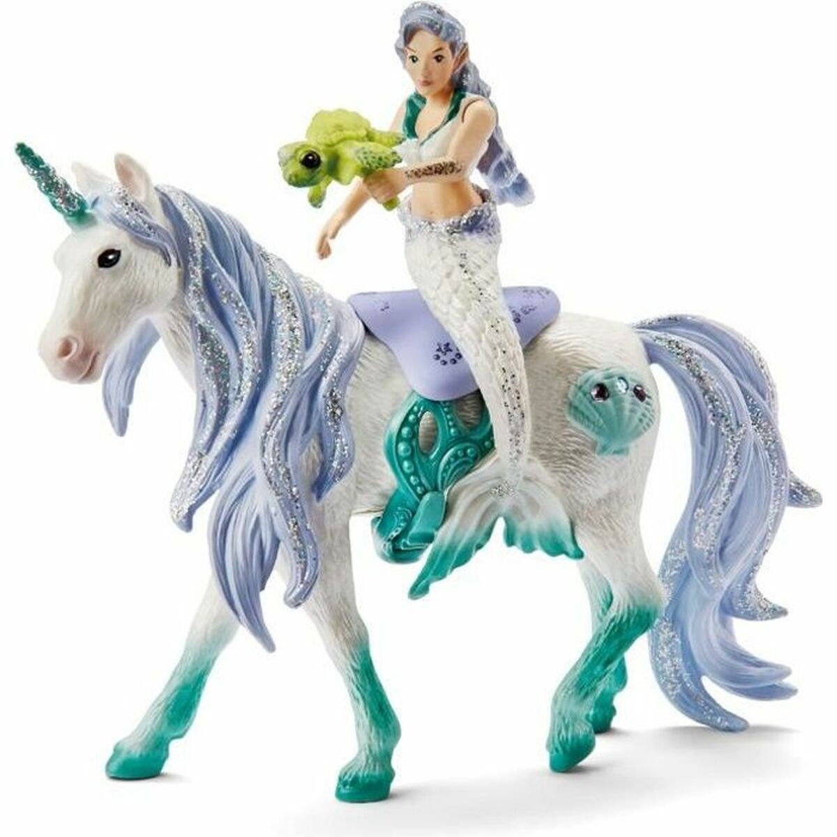 Figură Schleich 42509 Mermaid on sea unicorn Unicorn 4 Piese