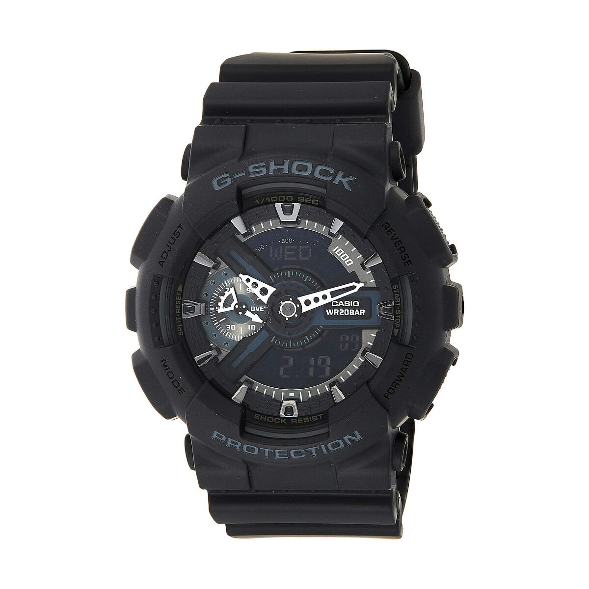 Ceas Bărbați Casio G-Shock CLASSIC Negru Argintiu (Ø 55 mm)