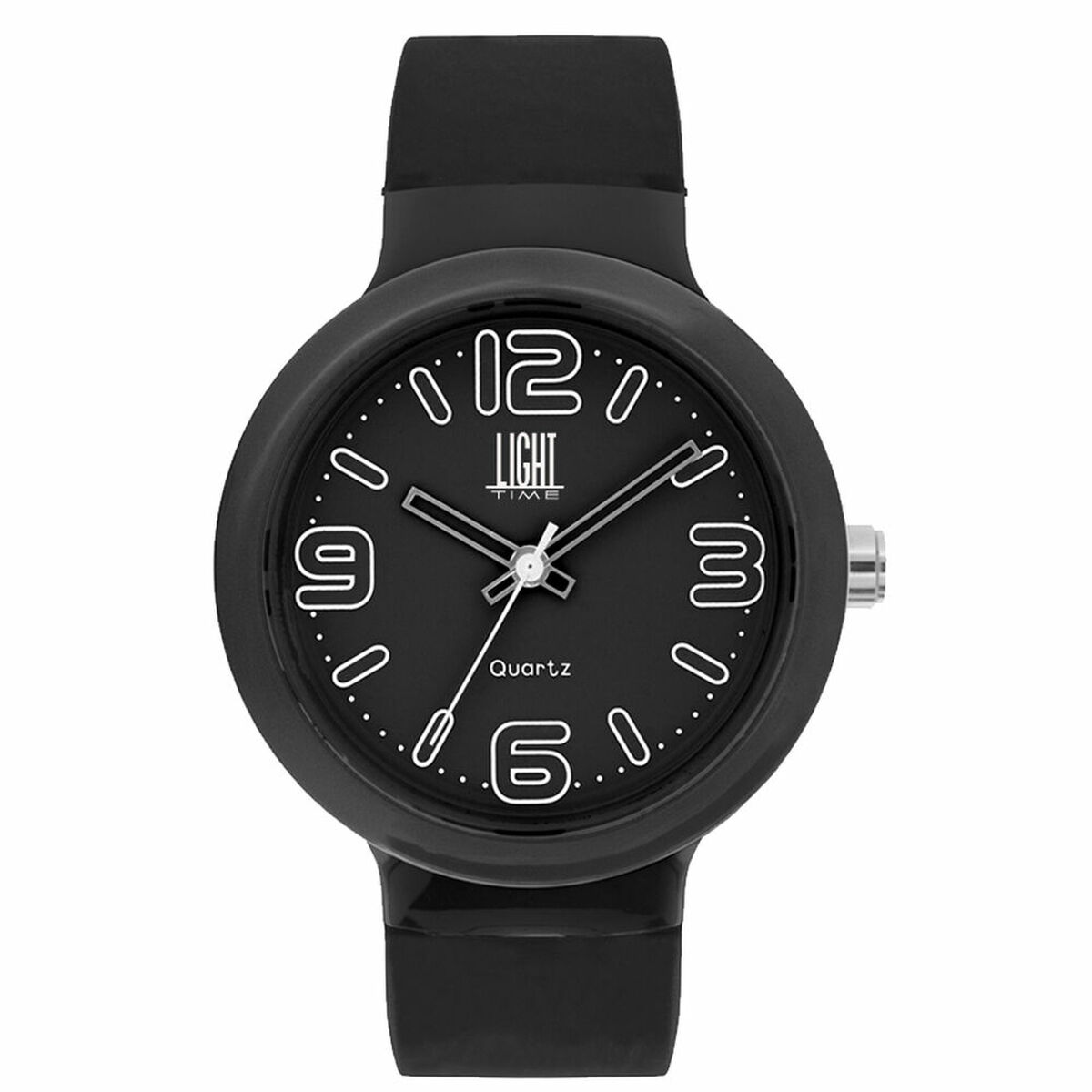 Ceas Unisex Light Time EUROPE Negru (Ø 40 mm)