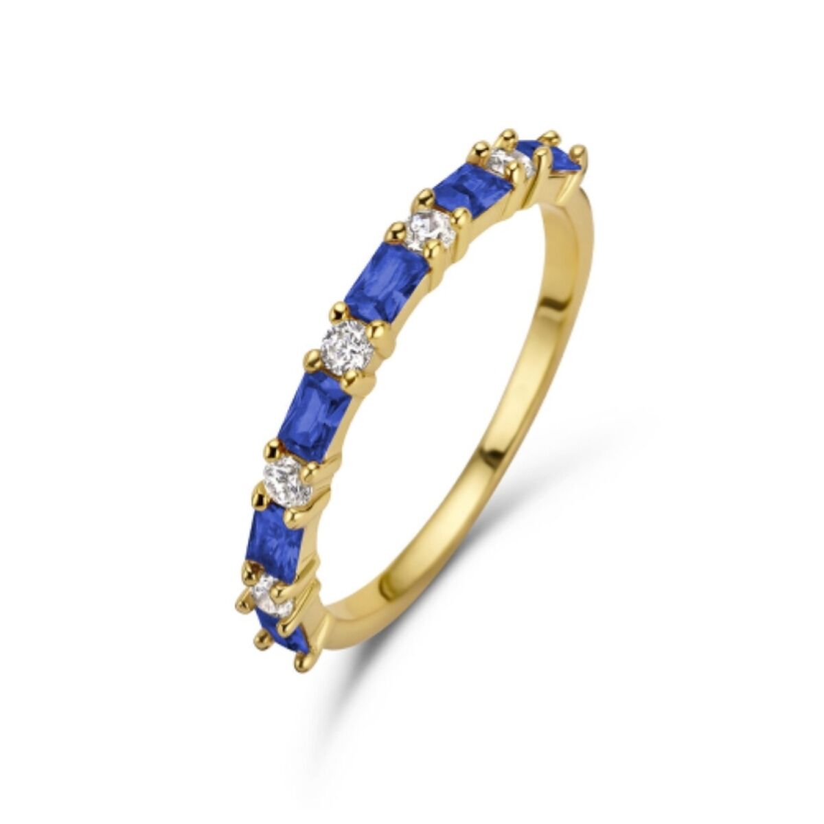 Inel Damă New Bling 9NB-0963-52 Albastru Auriu* 12