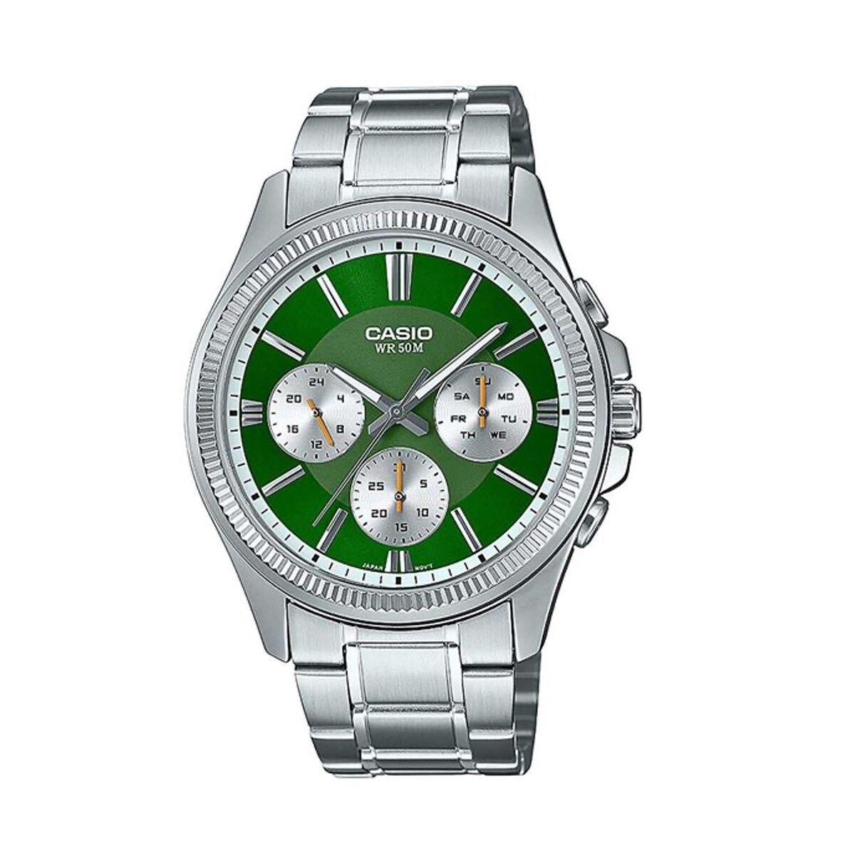 Ceas Bărbați Casio DAY DATE MULTIFUNCTION - GREEN (Ø 43,5 mm)