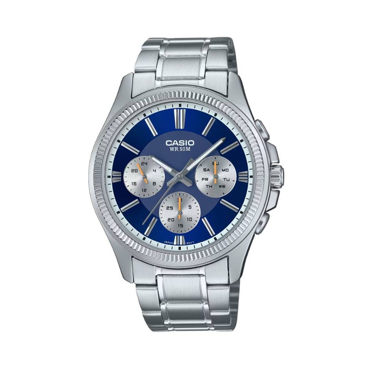 Ceas Bărbați Casio DAY DATE MULTIFUNCTION - BLUE ***SPECIAL PRICE*** (Ø 43,5 mm)
