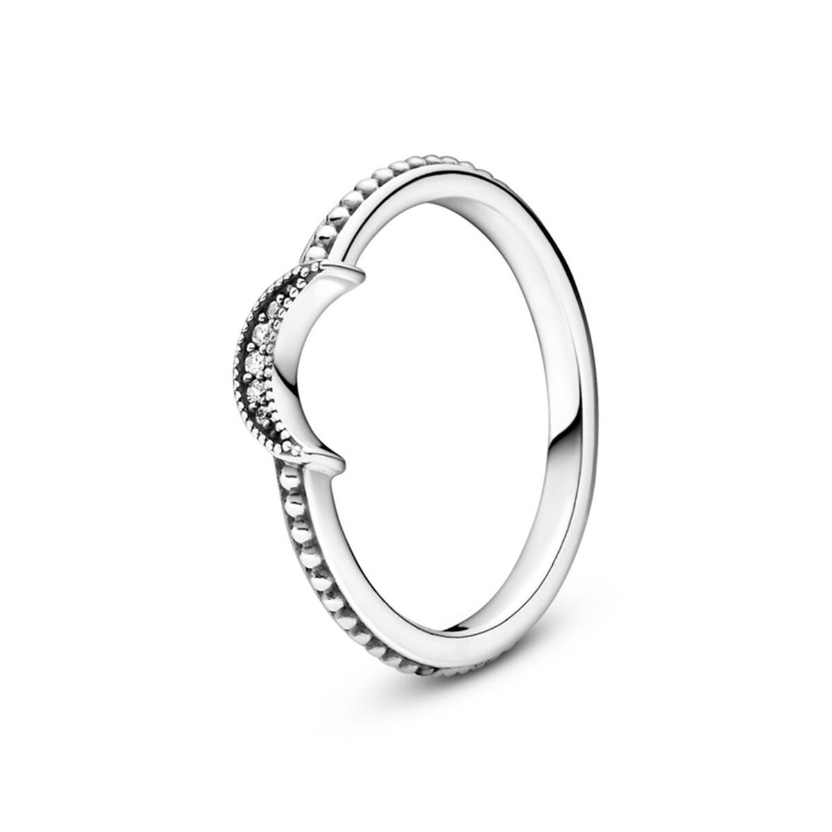 Inel Damă Pandora CRESCENT MOON BEADED - RING - SIZE 48