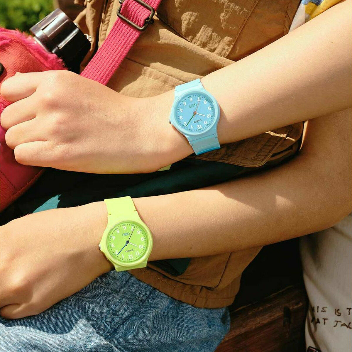 Ceas Damă Casio POP - BIO RESIN STRAP - LEMON GREEN (Ø 31 mm)