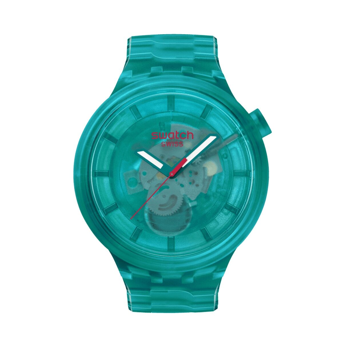 Ceas Bărbați Swatch SB05L101 Verde (Ø 47 mm)