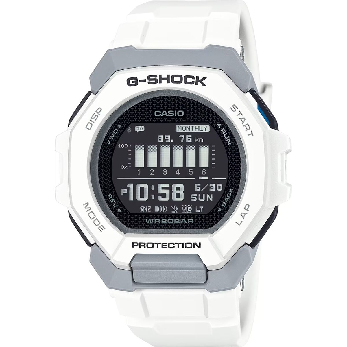 Ceas Bărbați Casio G-Shock G SQUAD -  SUNNY SIDE STYLE Negru (Ø 47,5 mm)