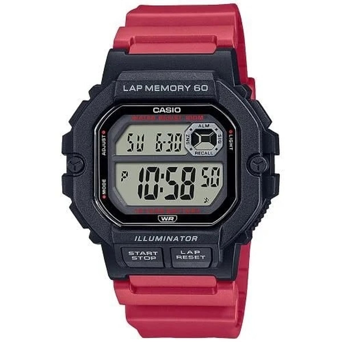 Ceas Bărbați Casio ILLUMINATOR Negru (Ø 44,5 mm)