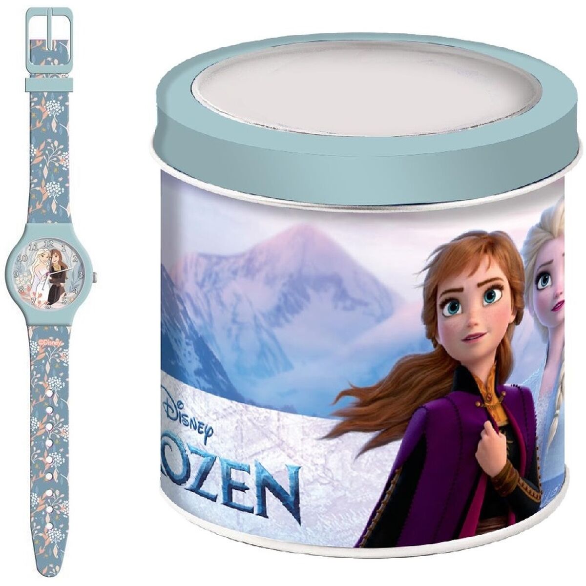 Ceas Copii Frozen FROZEN 2 - TIN BOX Ø 33 mm