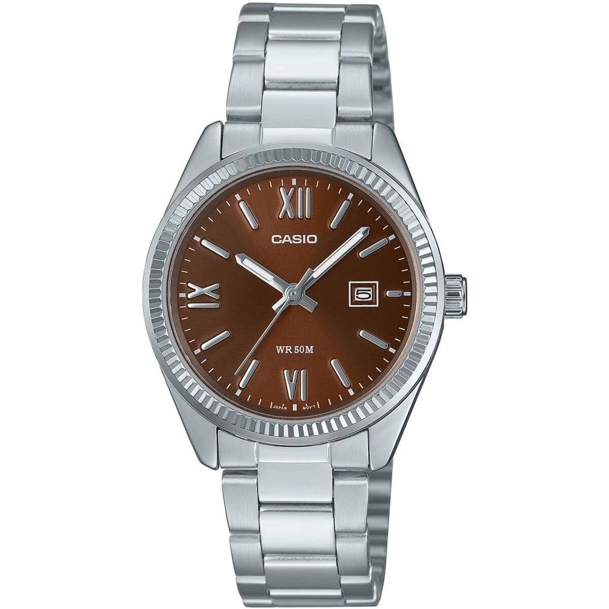Ceas Damă Casio LADY DATE - BROWN (Ø 30 mm)