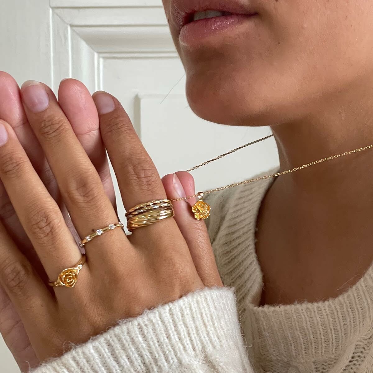 Inel Damă 24KAE 124142Y/54 Auriu* 14