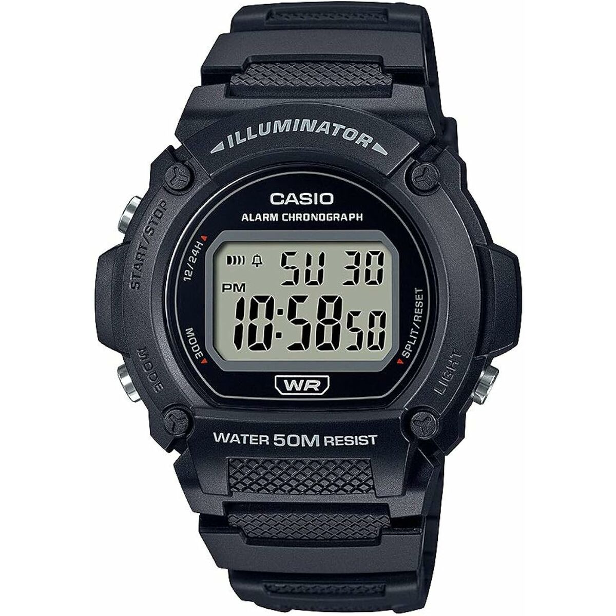 Ceas Bărbați Casio W-219H-1AVCF Negru