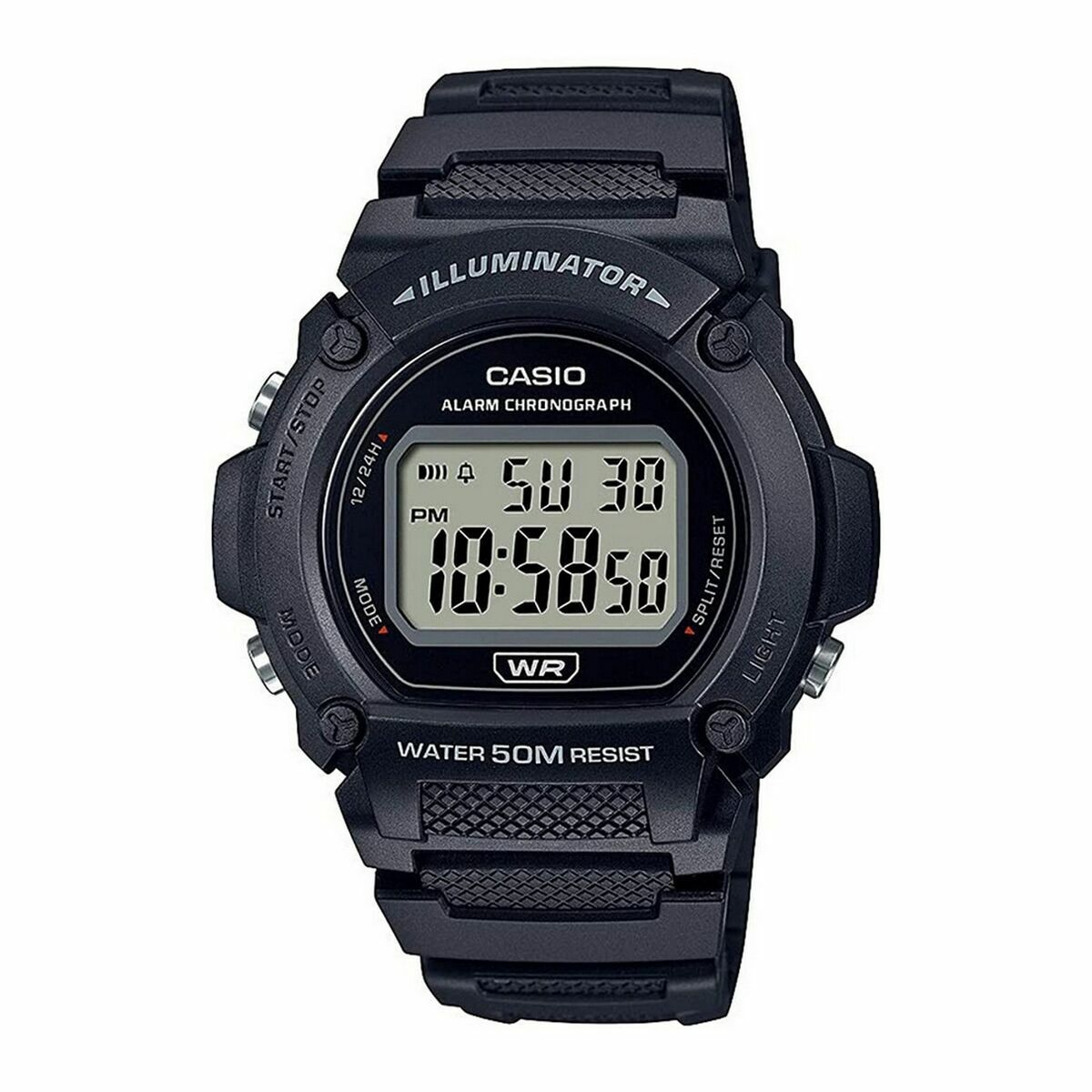Ceas Bărbați Casio W-219H-1AVCF Negru