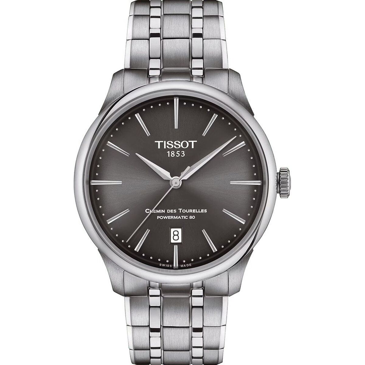 Ceas Bărbați Tissot CHEMIN DES TOURELLES POWERMATIC 80 (Ø 39 mm)