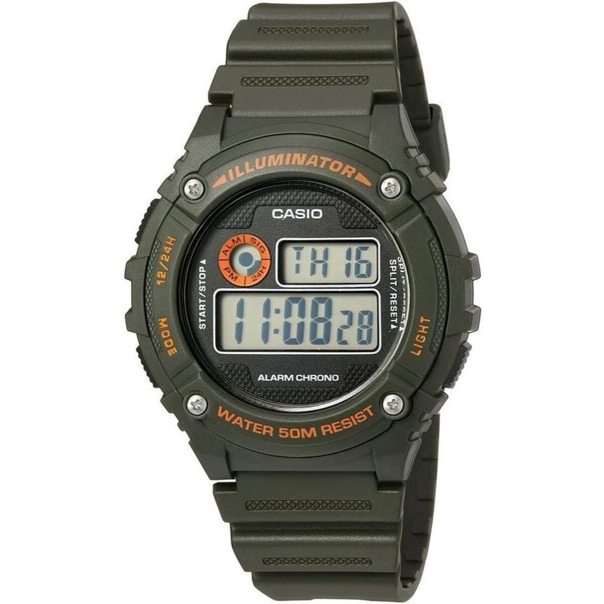 Ceas Bărbați Casio ILLUMINATOR GREEN (Ø 43,5 mm)