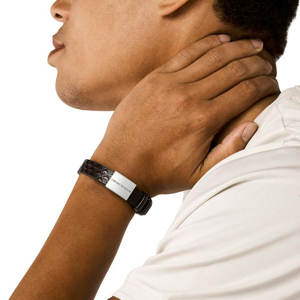 Brățară Bărbați Emporio Armani EGS3135040 Maro