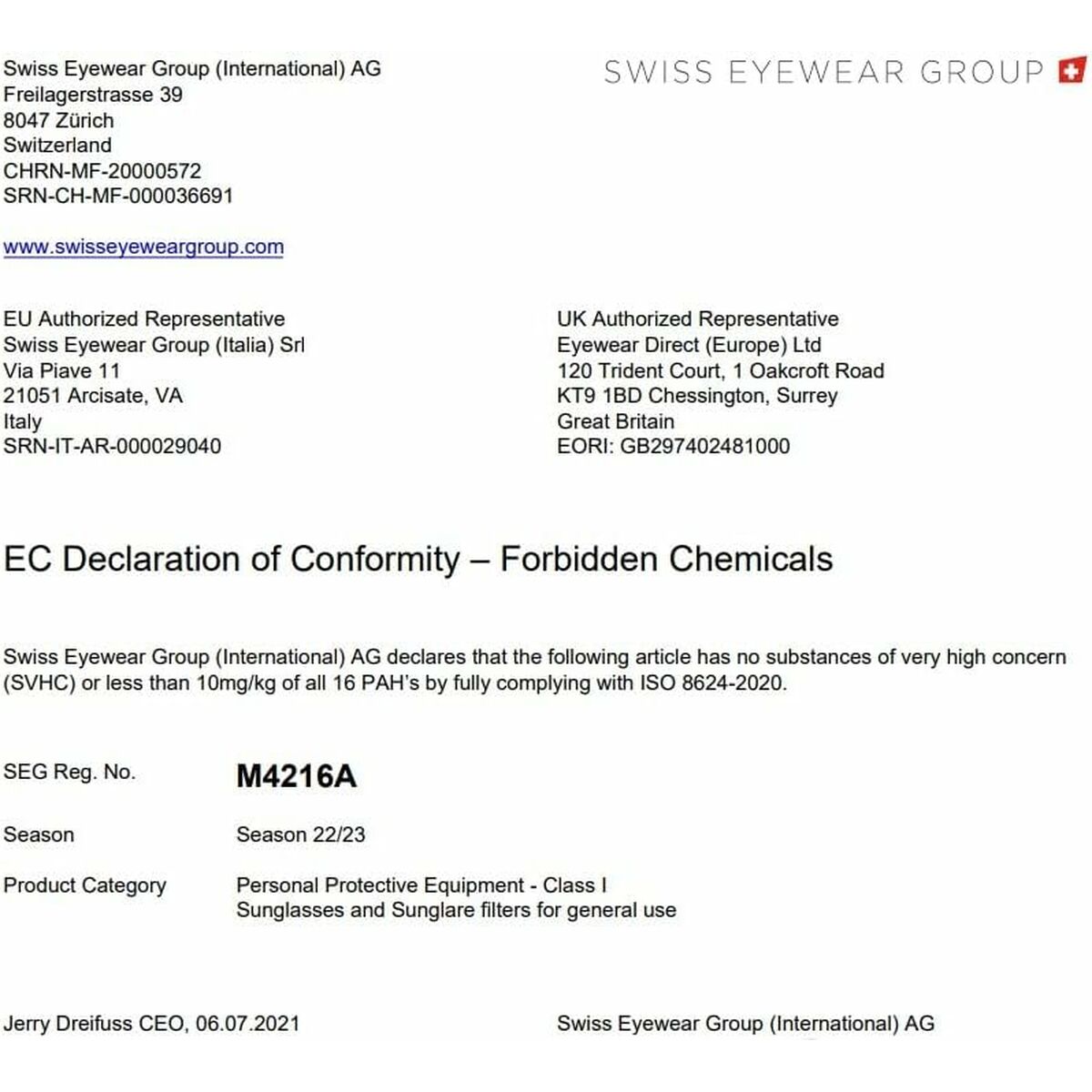 Ochelari de Soare Damă INVU M4216 50A