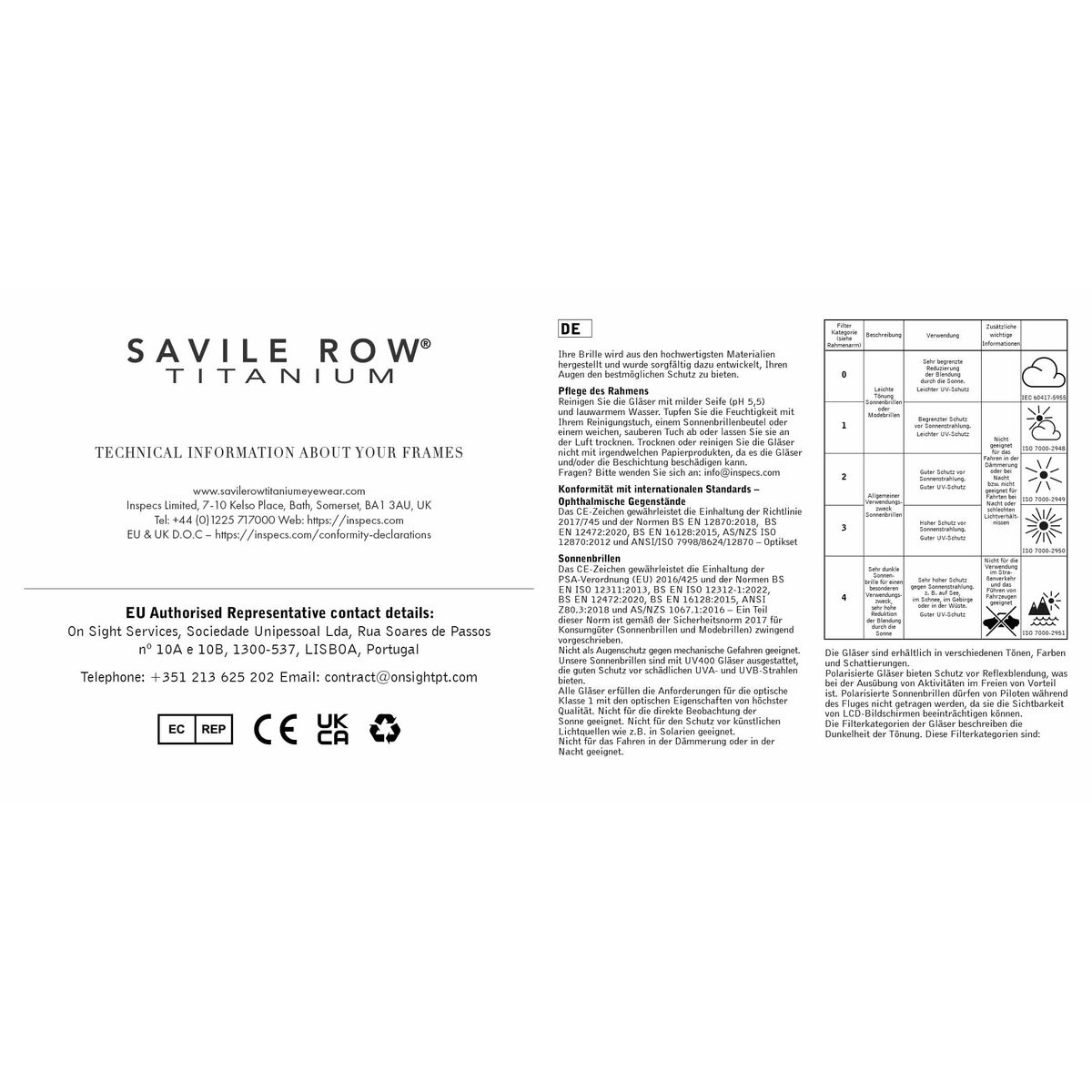 Ramă de Ochelari Damă Savile Row SRO-029 47122