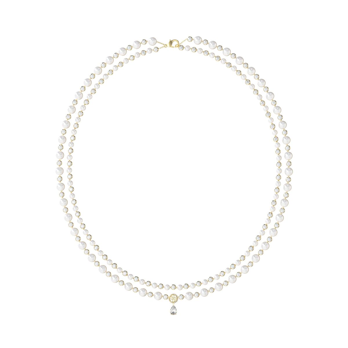 Colier Damă Guess JUBN05576JWYGT-U Alb