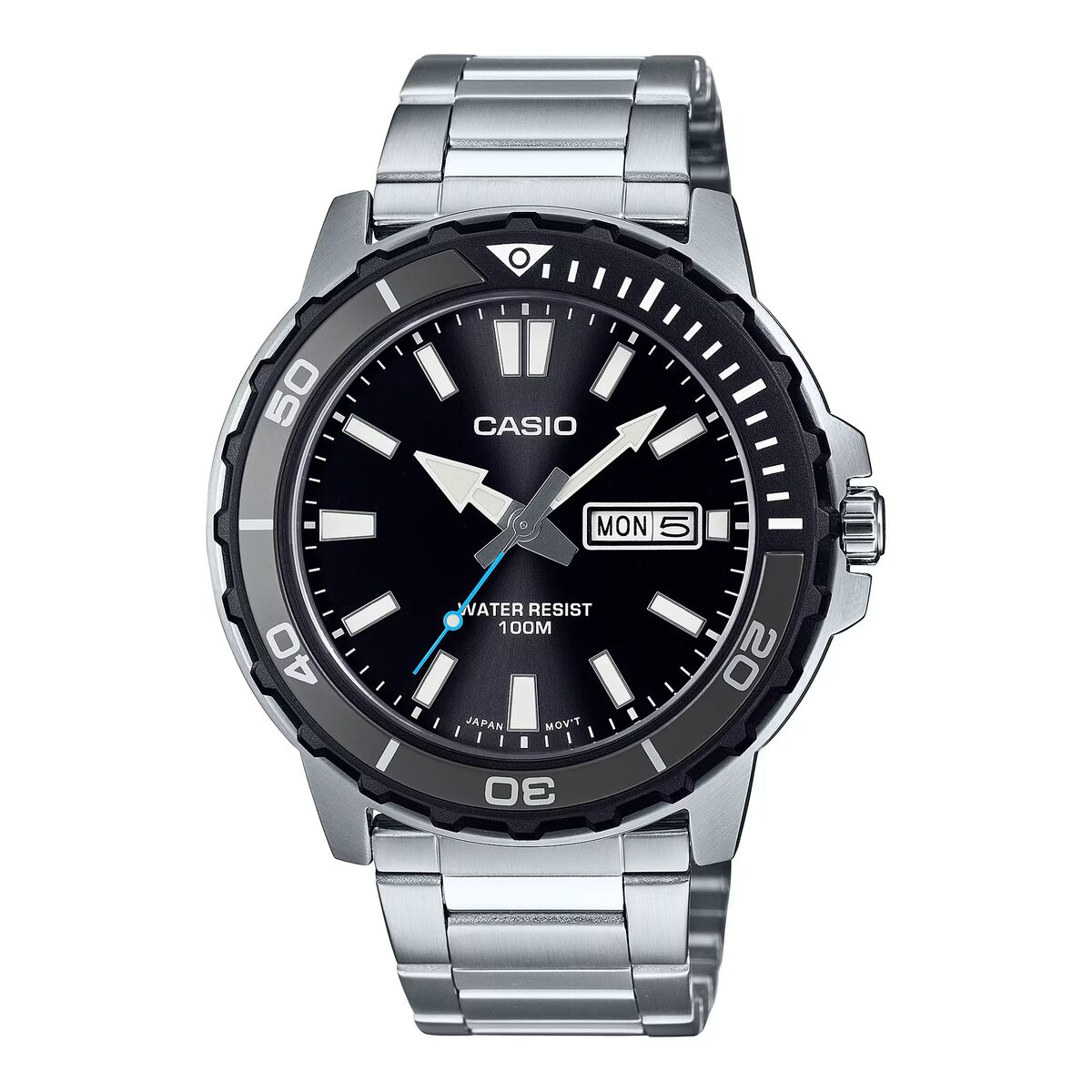 Ceas Bărbați Casio DIVER 100M - BLACK (Ø 44,5 mm)