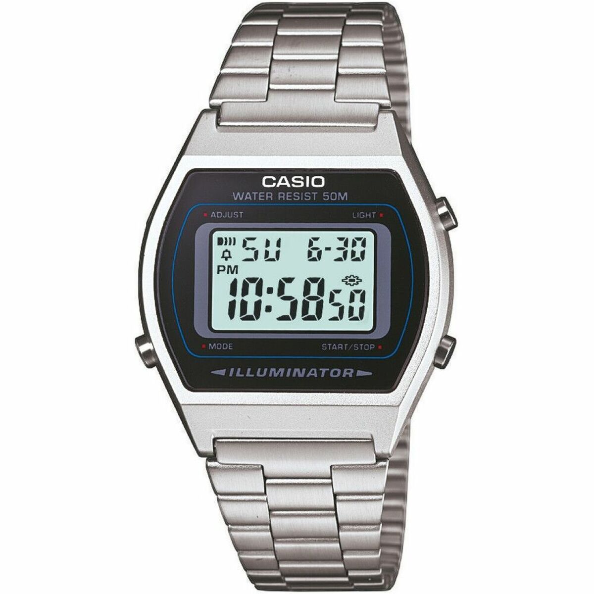 Ceas Bărbați Casio B640WD-1AVEF Negru Argintiu