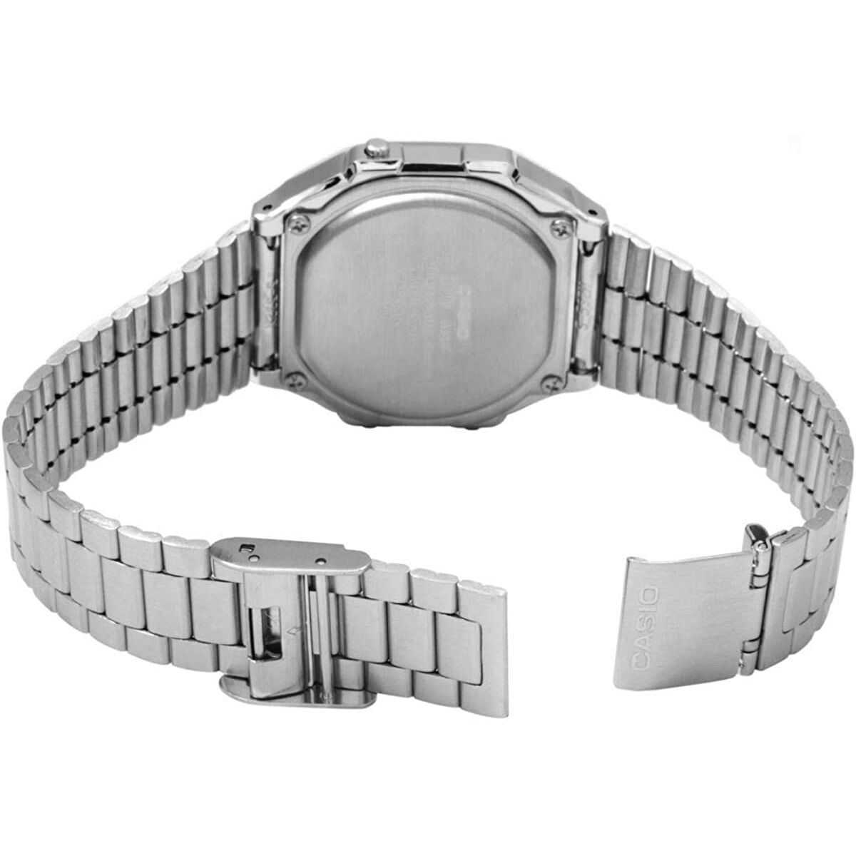 Ceas Unisex Casio ICONIC - CLASSIC - BLACK Negru Argintiu (Ø 36 mm)