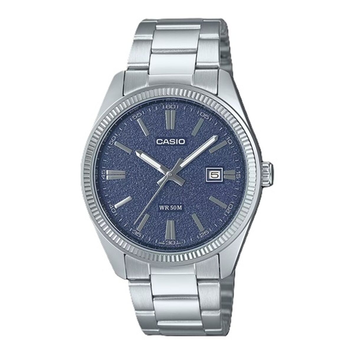 Ceas Bărbați Casio DATE - BLUE, MATTE DIAL (Ø 38,5 mm)