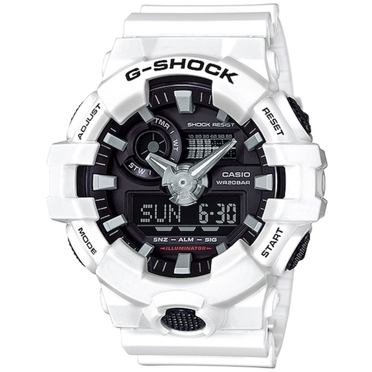 Ceas Bărbați Casio G-Shock GA-700-7ADR (G742) Negru (Ø 53 mm)