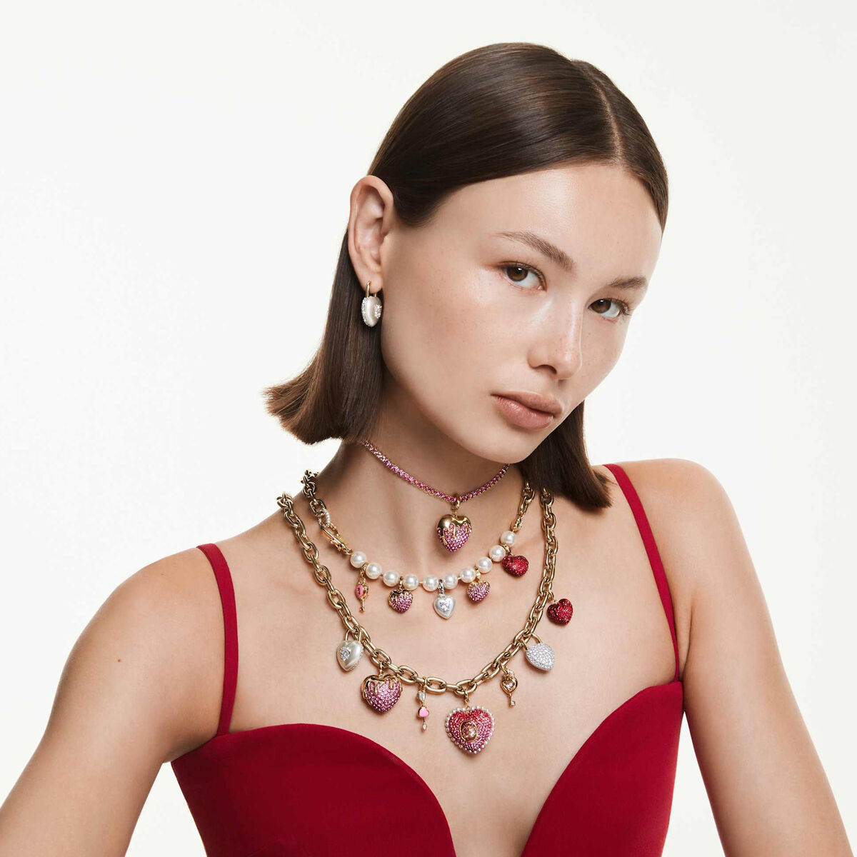 Mărgele Damă Swarovski 5742959 Auriu*