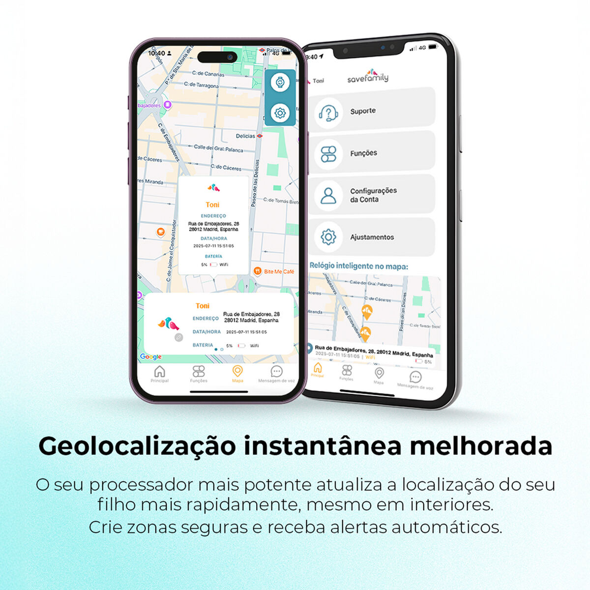 Smartwatch SaveFamily Alb