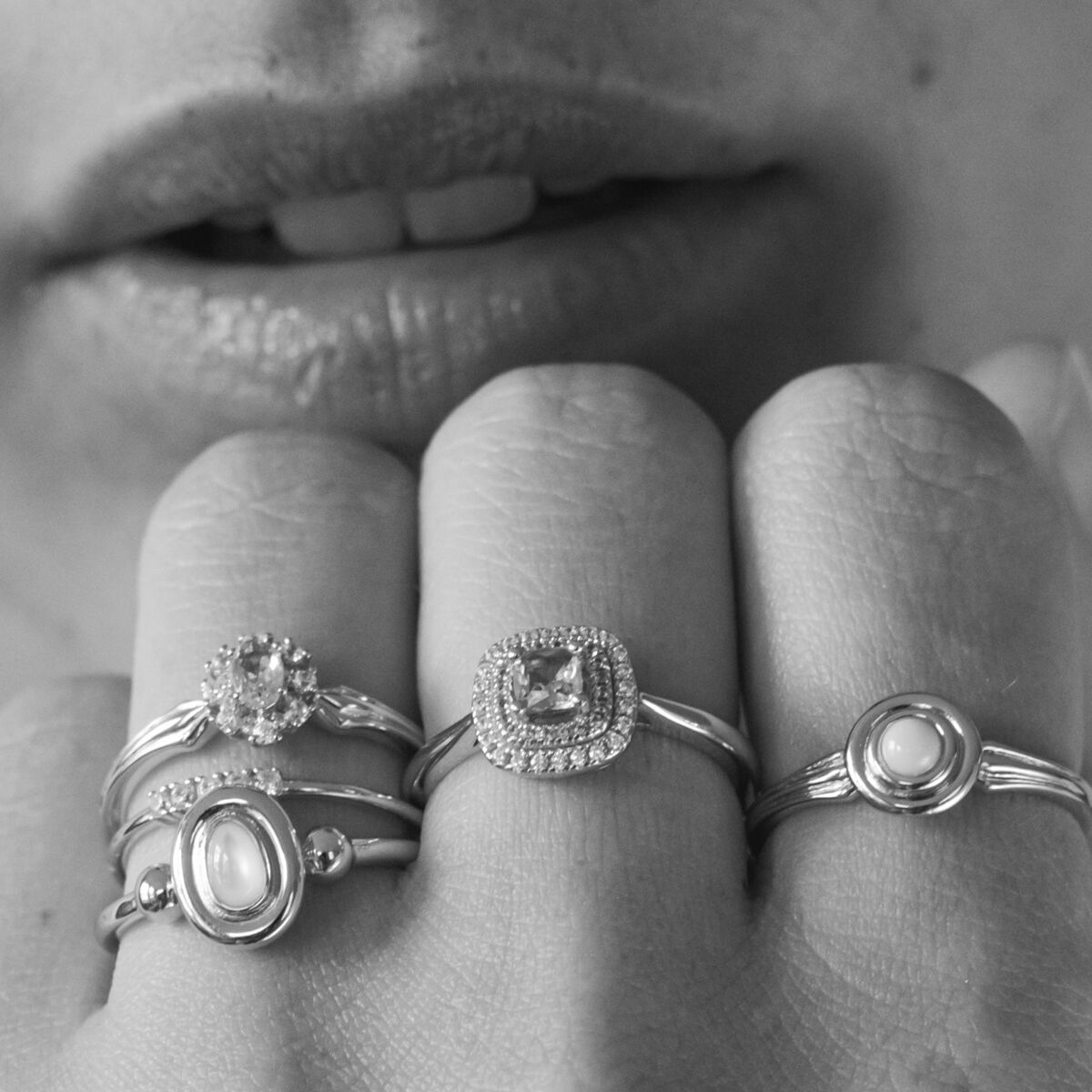 Inel Damă 24KAE 124152S/48 Argintiu 8