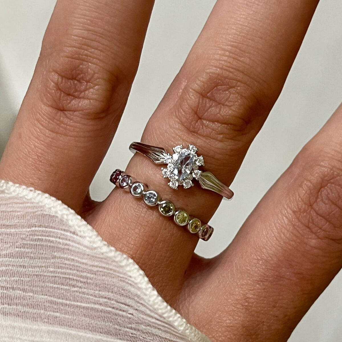 Inel Damă 24KAE 124152S/56 Argintiu 16