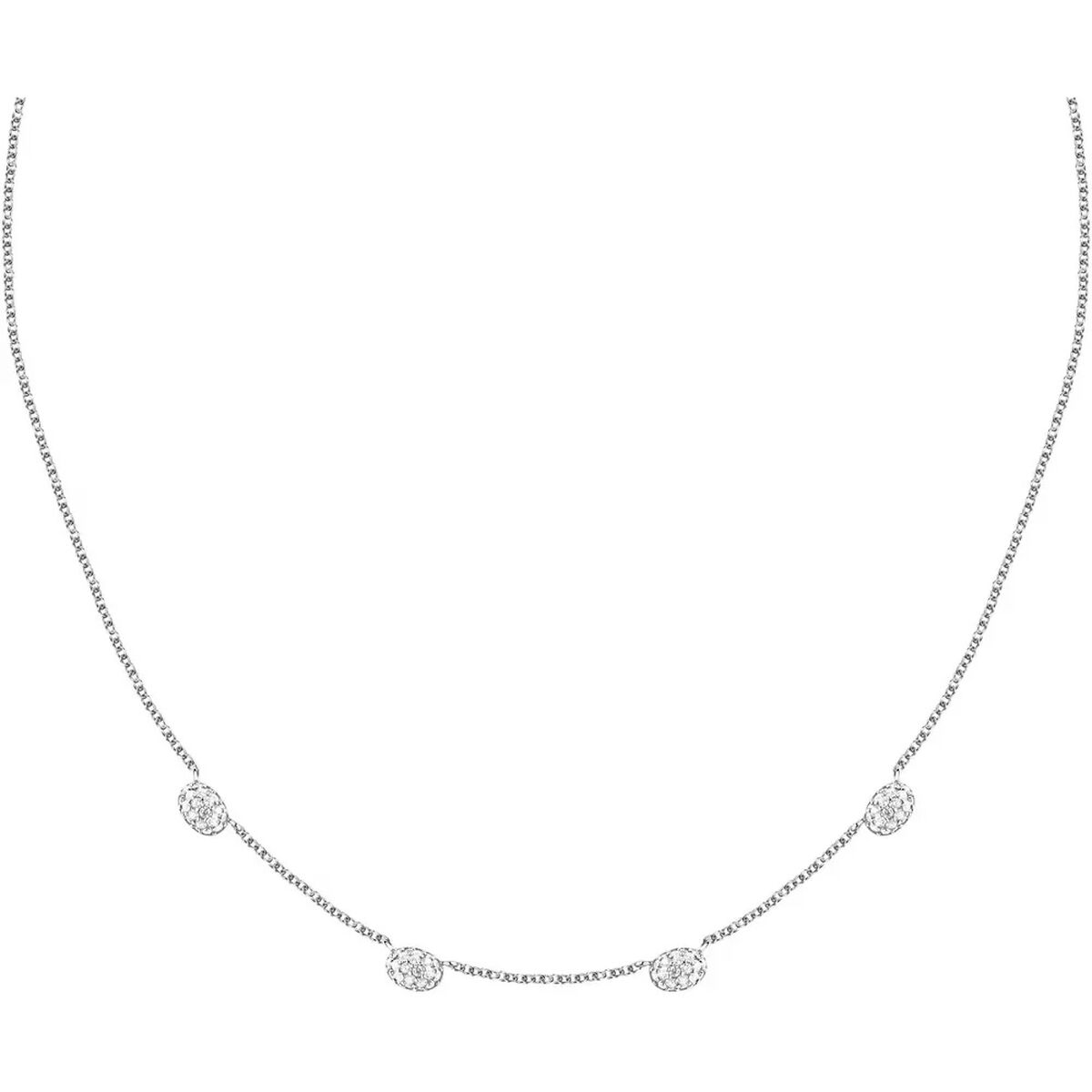 Colier Damă Morellato PAVE Argintiu