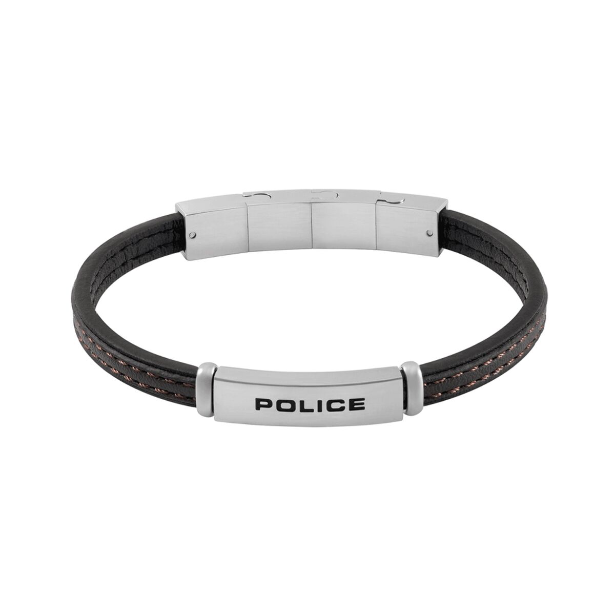 Brățară Bărbați Police PEAGB0079202 Oțel inoxidabil Negru