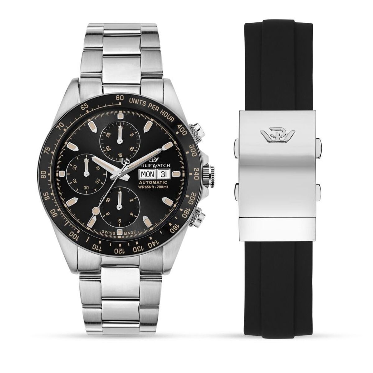 Ceas Bărbați Philip Watch R8243607006 Negru