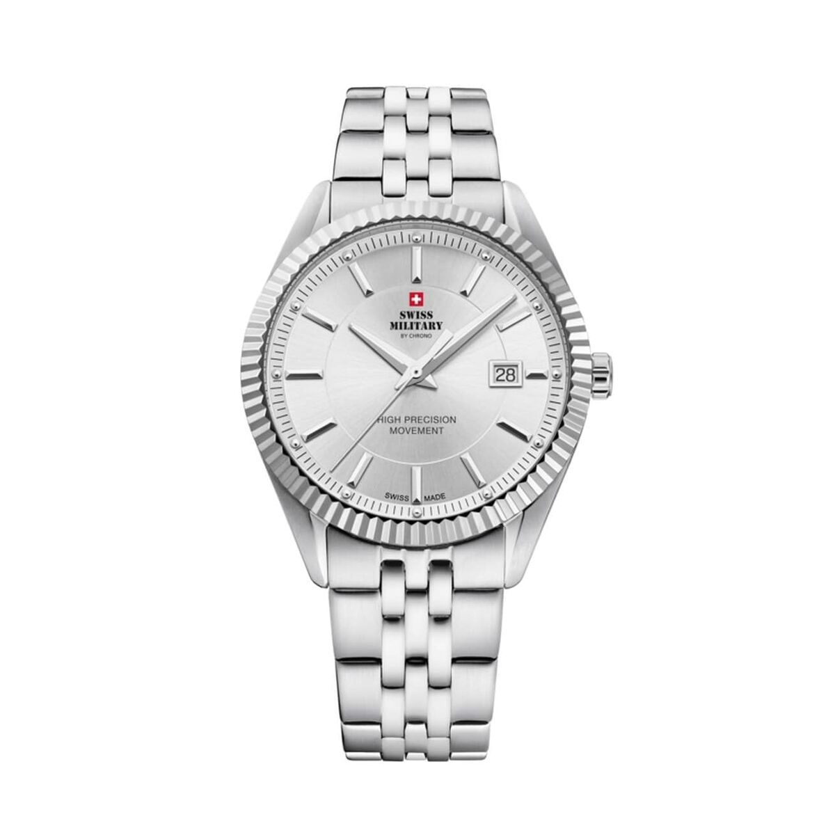 Ceas Bărbați Swiss Military Chrono SM34065.02 Argintiu