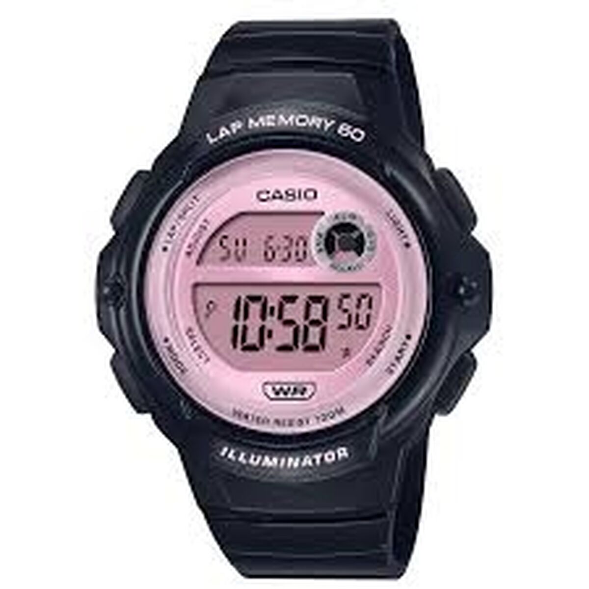 Ceas Damă Casio ILLUMINATOR - PINK (Ø 40,5 mm)