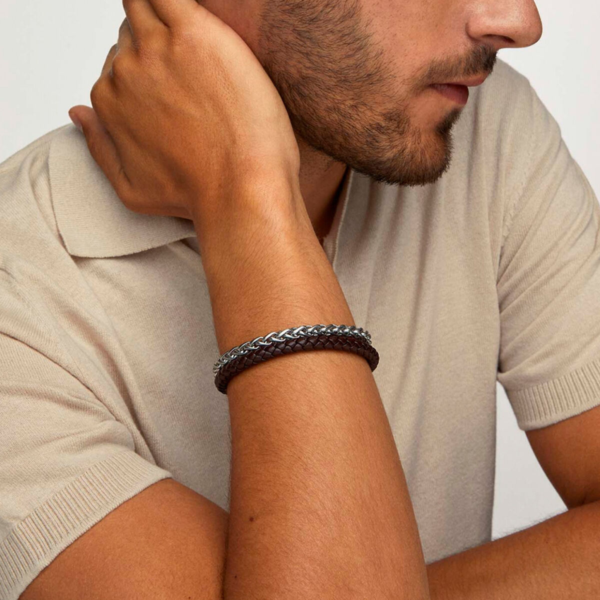 Brățară Bărbați One Jewels OAMB3208LC-M Maro