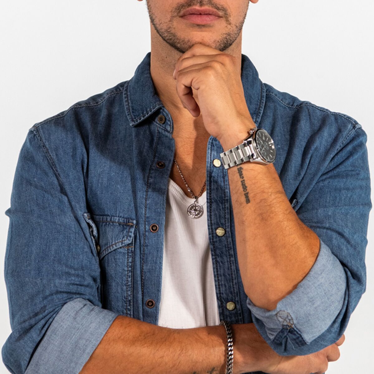 Brățară Bărbați One Jewels OAMB3220SS Argintiu