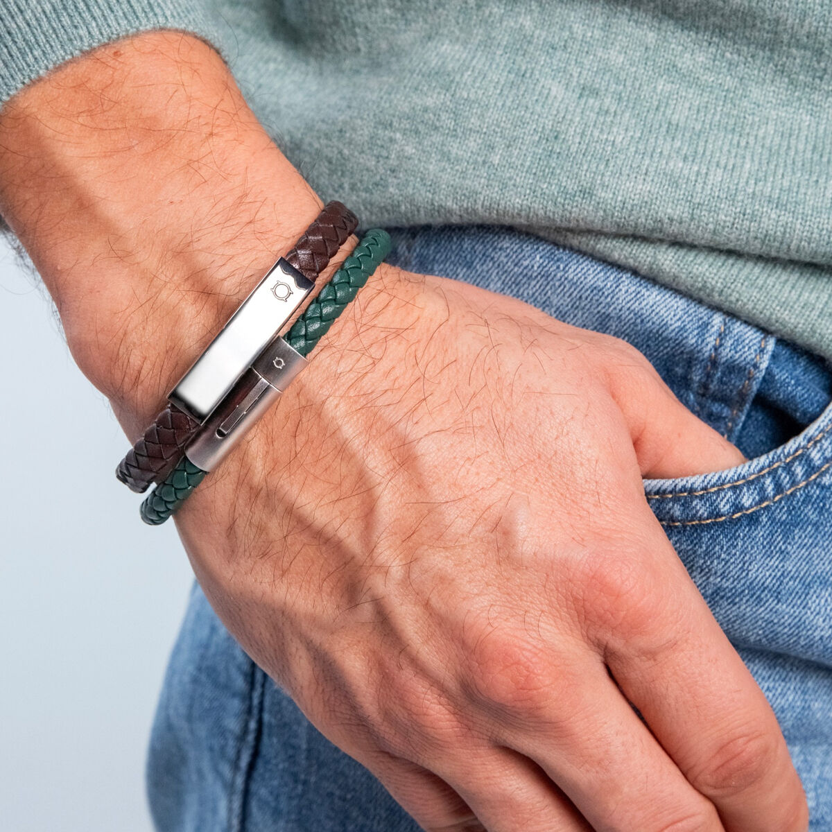 Brățară Bărbați One Jewels OAMB4101LC Maro