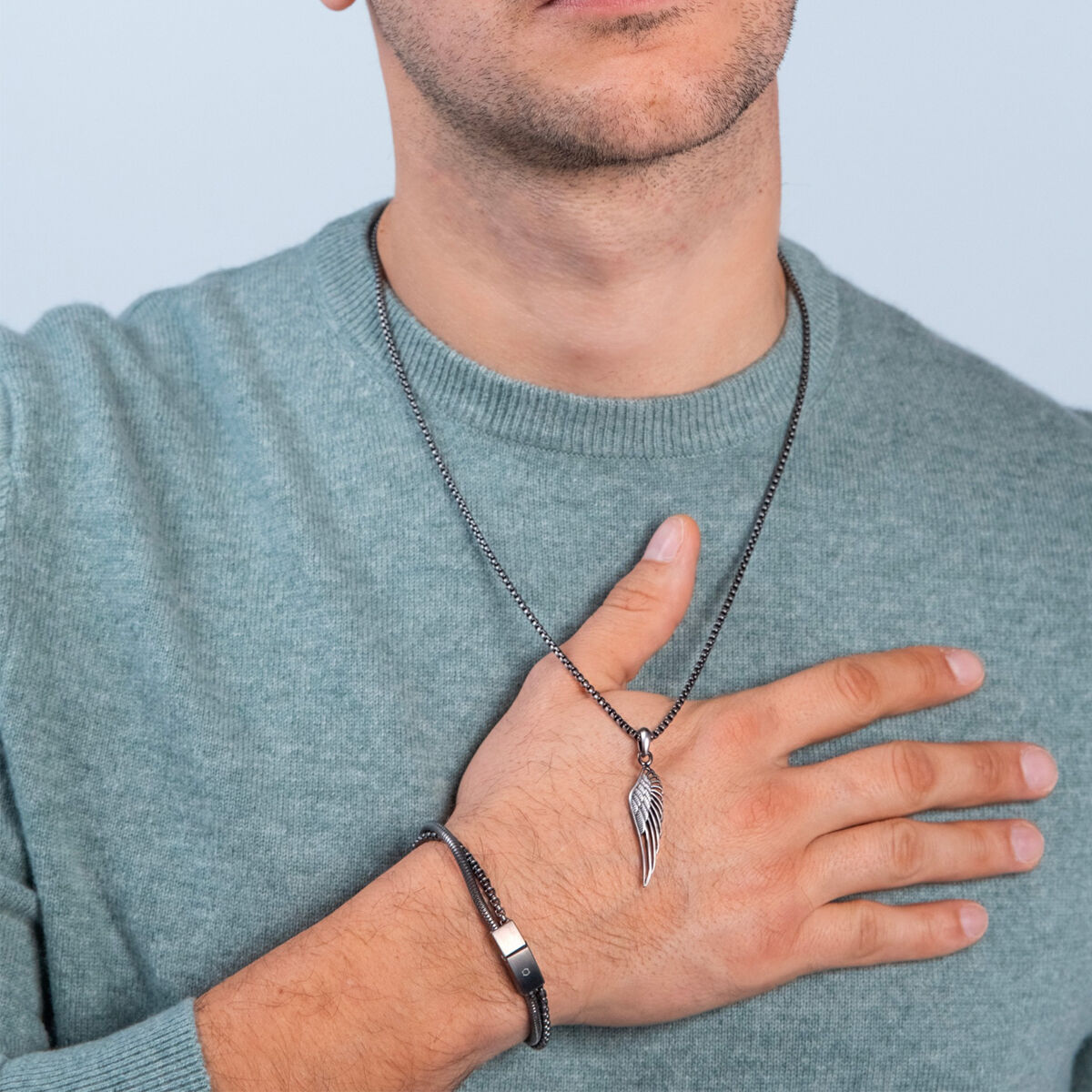 Brățară Bărbați One Jewels OAMB4103GS Argintiu