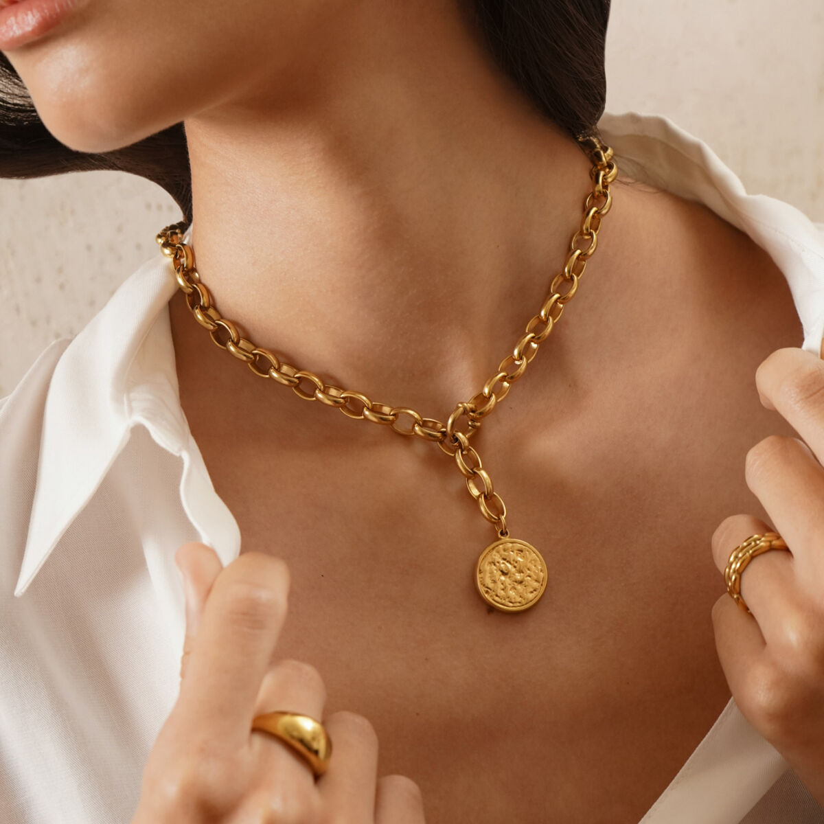 Colier Damă One Jewels OJNN63G Auriu*