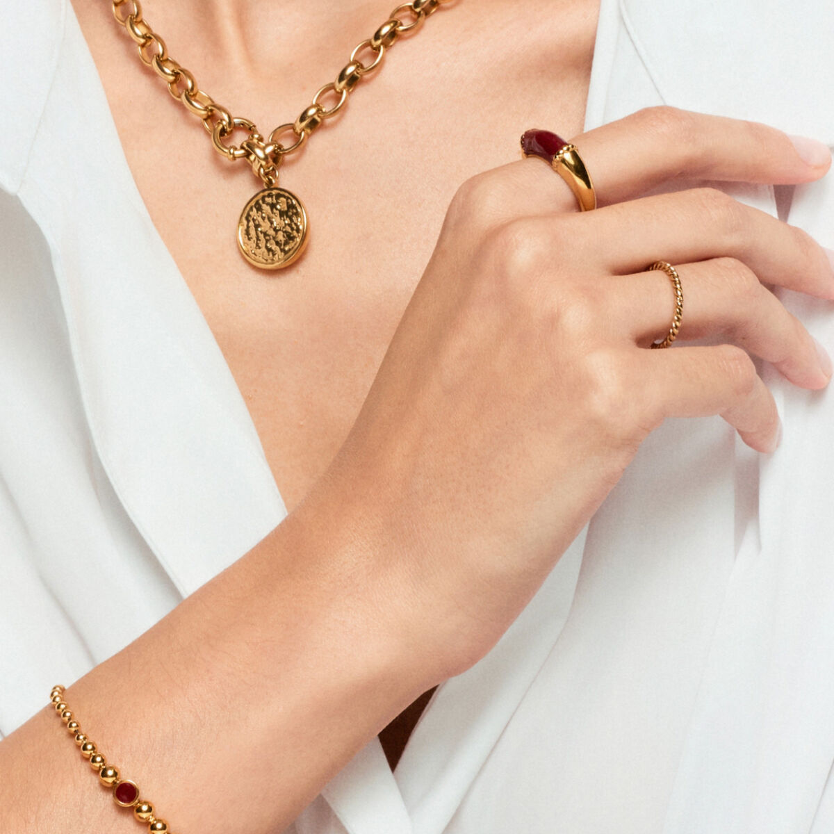 Inel Damă One Jewels OJBR11G-7 Auriu* 7