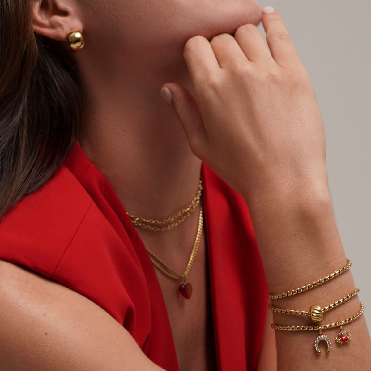 Mărgele Damă One Jewels OJCS17G Auriu*