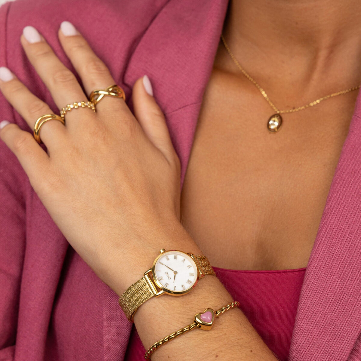 Mărgele Damă One Jewels OJCS18G Auriu*
