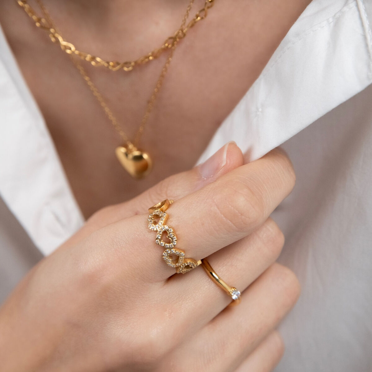 Inel Damă One Jewels OJRR04G-7 Auriu* 7