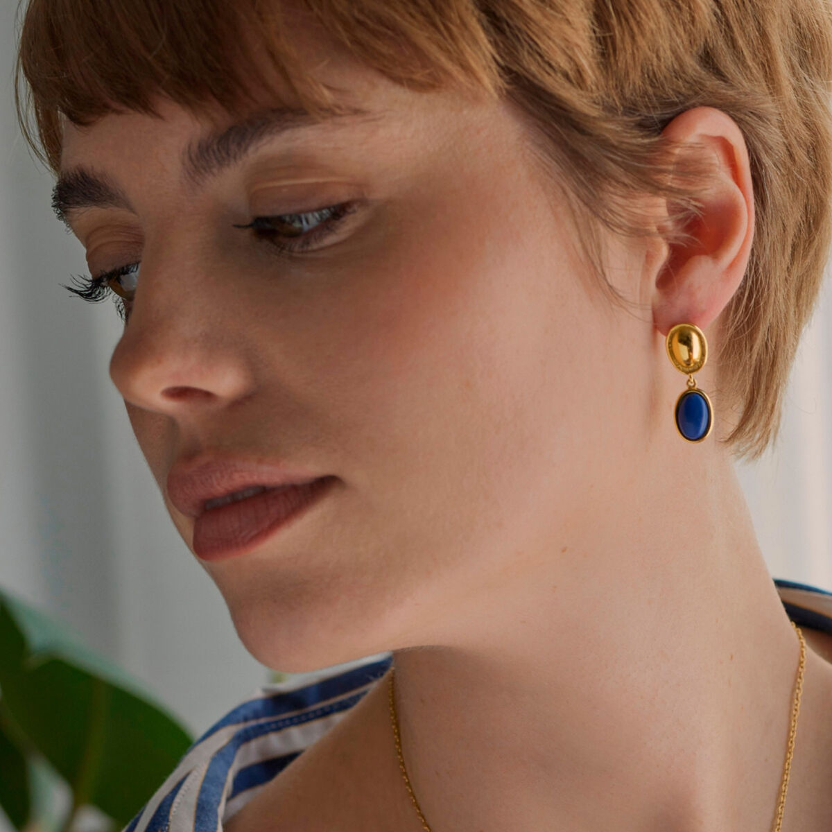 Cercei Damă One Jewels OJSE03D Auriu* Albastru