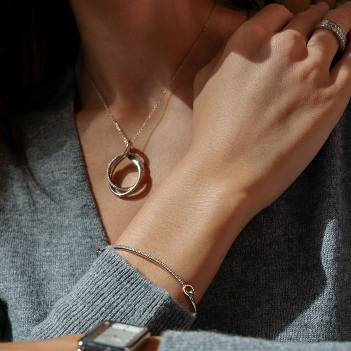 Colier Damă One Jewels OJSFN01S Argintiu