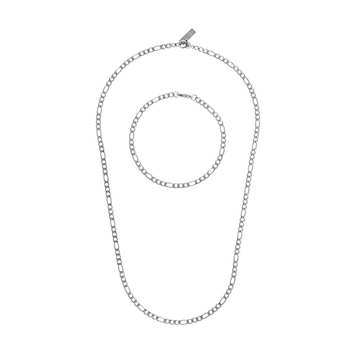 Set colier și brățară One Jewels OAMN4203SS Argintiu