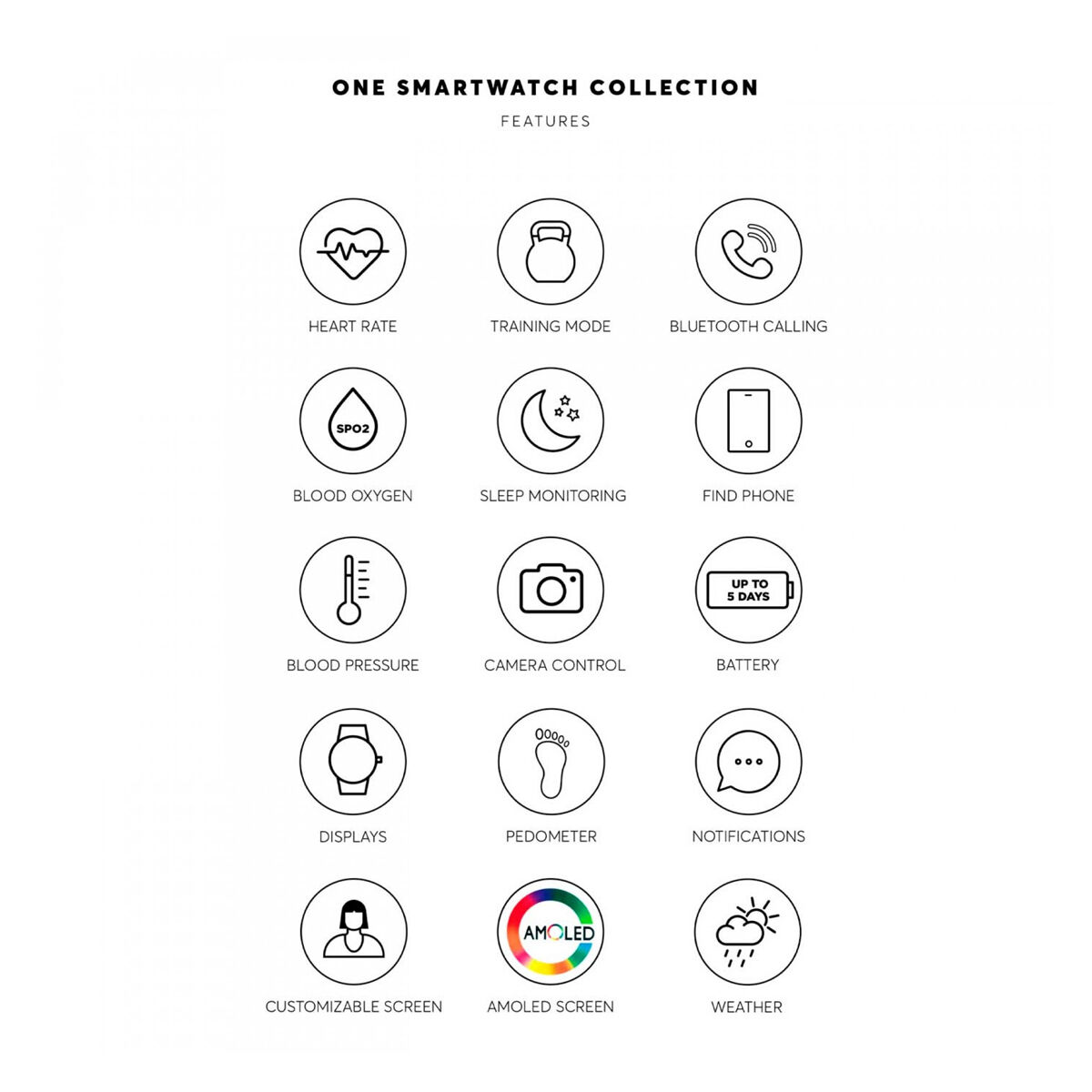 Smartwatch ONE OSW0025GL52D Femeie